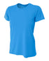 A4 Women's Cooling Performance Crew, Sizes 2XL-4XL (NW3201), Color 'Electric Blue'